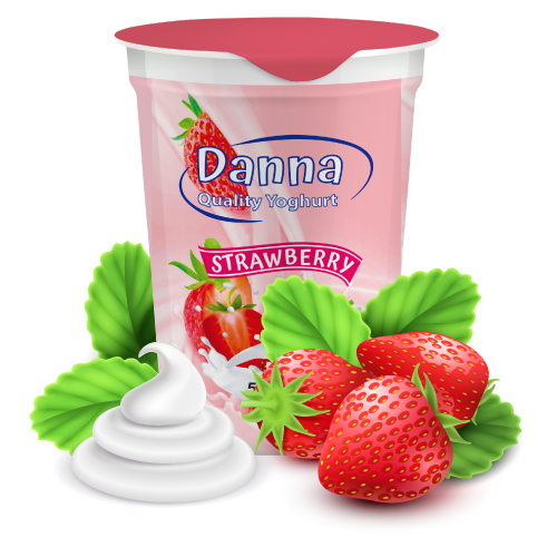 Danna Strawberry yoghurt